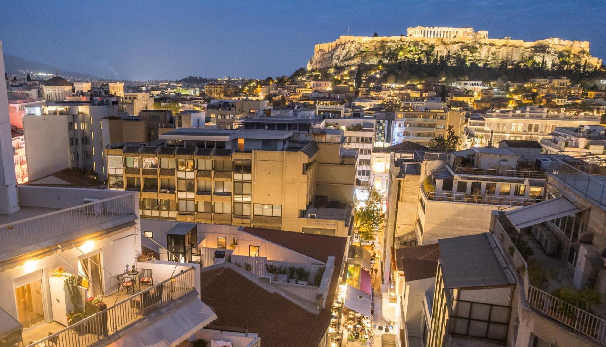 Sandra"S Acropolis View Penthouses Atina Dış mekan fotoğraf
