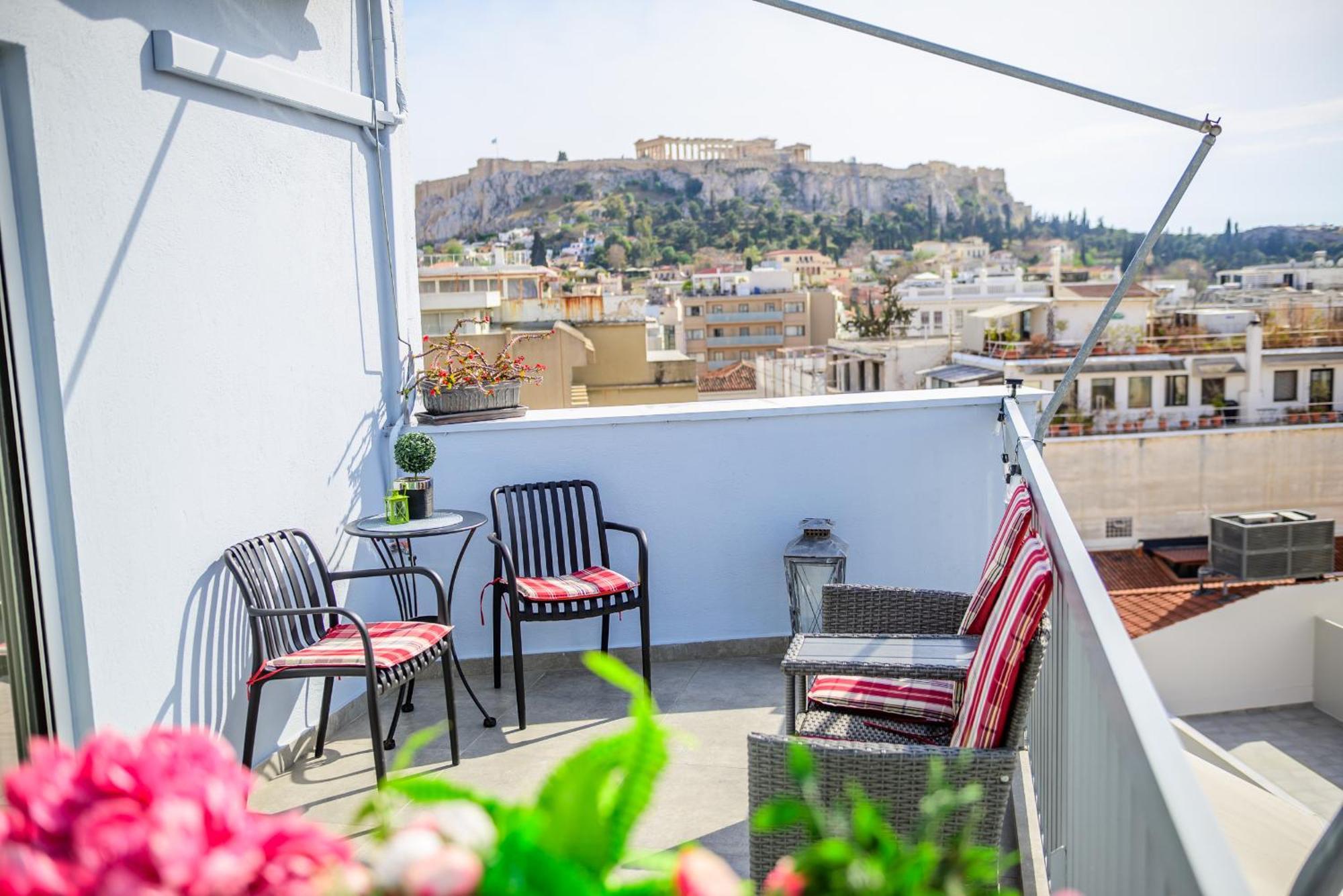 Sandra"S Acropolis View Penthouses Atina Dış mekan fotoğraf