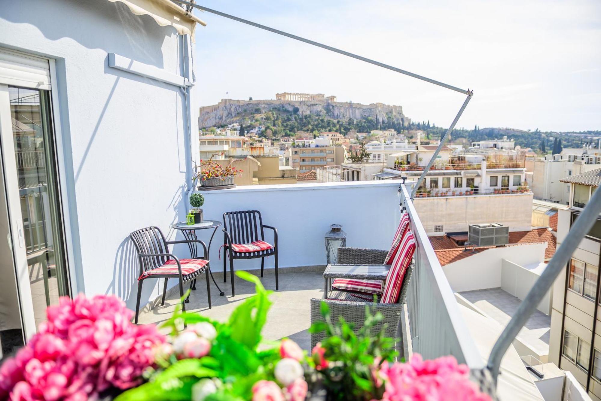Sandra"S Acropolis View Penthouses Atina Dış mekan fotoğraf